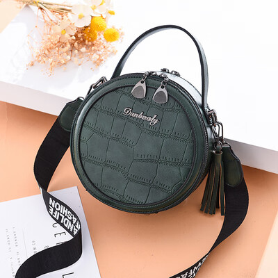 

Summer womens fashion net red western style texture messenger bag Joker ins shoulder bag