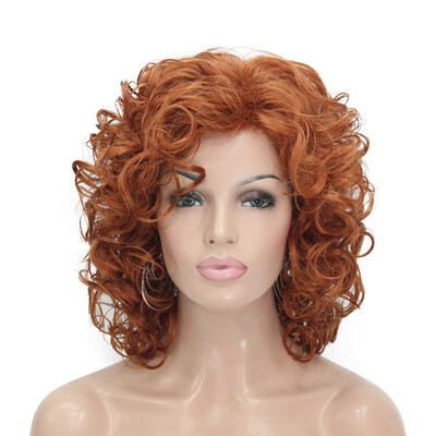 

StrongBeauty Short Super Curly Blonde Full Synthetic Wig Full Wigs