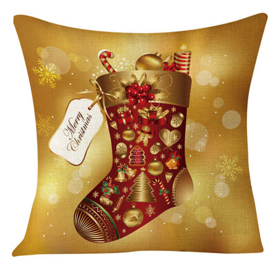 

Siaonvr Xmas Christmas Socks Sofa Home Decoration Festival Pillow Case Cushion Cover