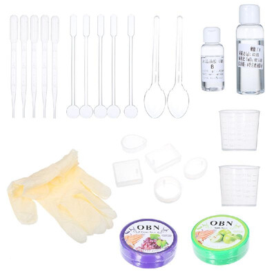

DIY Handmade Resin Casting Molds Kit Ornaments Making Silicone Mould Metal Pendant Craft Kit
