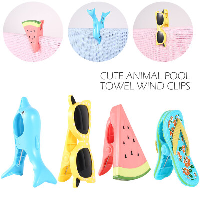 

Cute Animal Pool Towel Wind Clips