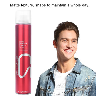 

Greensen 420ml Hair Styling Hair Building Spray Long-lasting Fluffy Natural Fragrance Men Hair Styling Spray Hair Hold Spray