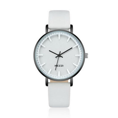 

KEZZI Brand Fashion Leather Men Watches Simple Casual Male Quartz Wristwatches