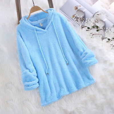 

Womens Hoodie Long Sleeve Sweatshirt Hooded Sweater Blouses Pullover Tops Jumper