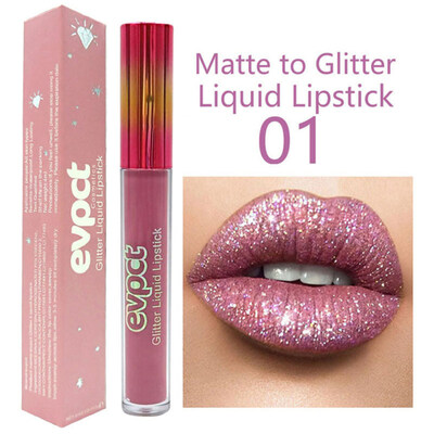 

Shimmers Metallic Pearl Lip Gloss Long Lasting Waterproof Glitter Makeup Lipstick