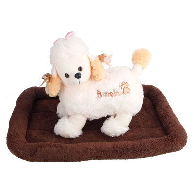 

Ktaxon New Small Medium Soft Plush Dog Pet Cat Bed Warm Mat Crate Kennel