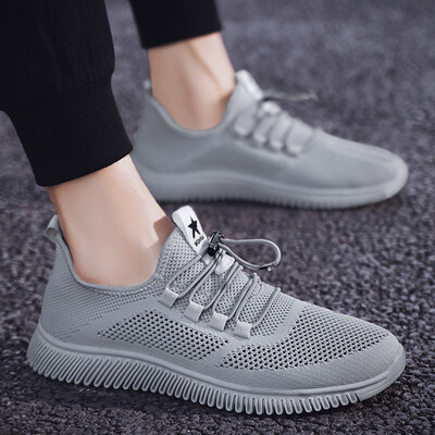 

Mens shoes trend low to help small white net shoes Korean sports mens shoes breathable casual mesh tide shoes