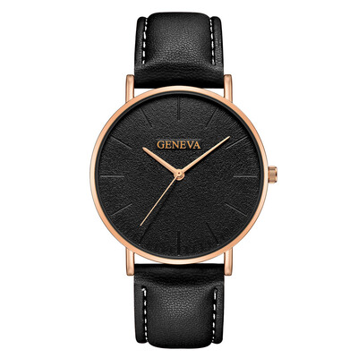 

Cheap Fashion Casual Women Students Minimalist Trend Temperament Art Design Small Dial leather Couple Watches