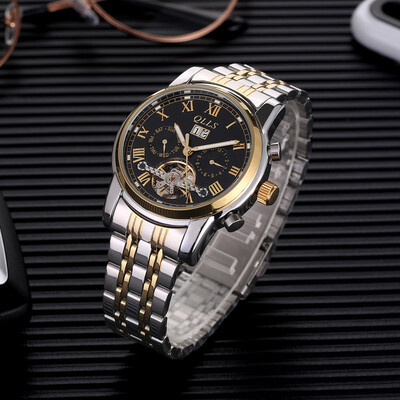 

Mens watch sports watch waterproof trend luminous steel belt mens watch mechanical watch watch male