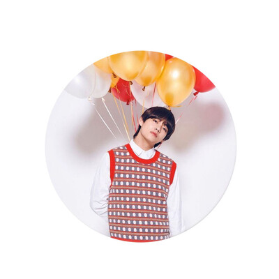 

KPOP BTS Bangtan Boys Love Yourself Answer Tinplate Badge Cute Cartoon Brooch Bag Pendant Boys Girls Accessories Hot Gift for Fans