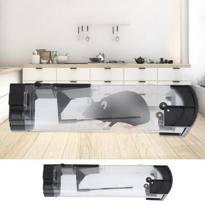 

Greensen Transparent Automatic Lock Mouse Trap Rat Trap Hole Mice Cage Agile Pedal Trap
