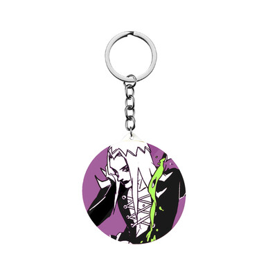 

CAR-TOBBY Anime Jojo Bizarre Adventure Keychain Cosplay Prop Accessories Key Ring Jewelry Pendant
