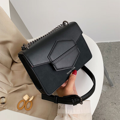 

Senior sense of foreign style womens bag retro chic simple frosted small square bag new 2019 Joker shoulder bag messenger bag