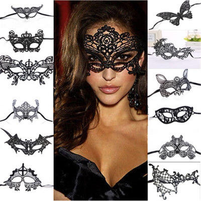 

Black Lace Sexy Women Eye Face Mask Masquerade Party Ball Prom Halloween Costume