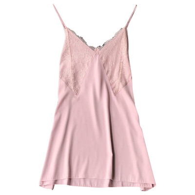 

Toponeto Womens Sexy Satin Sling Sleepwear Lingerie Lace Nightwear Underwear