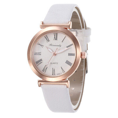 

Roman digital student wild fashion leather watch ladies literary simple watch