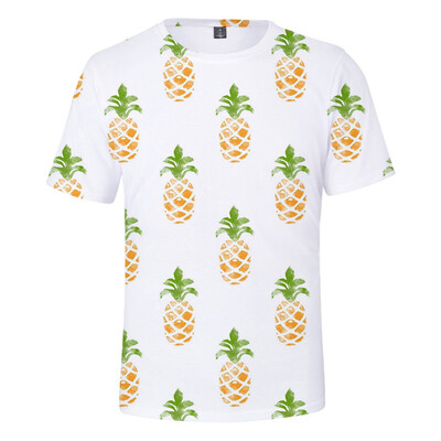 

Toponeto Fashion Mens 3D Printing Creative Round Neck Casual Short Shirts Top Blouse