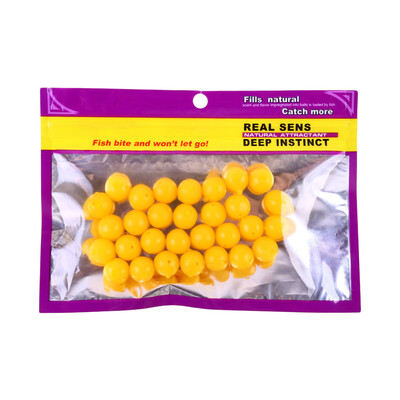 

Saidsome 5030pc Fishing Lures Bait Up Yellow Sweet Soft Bait Corn Flavored Buoyancy Ball fishing bait fishing lure