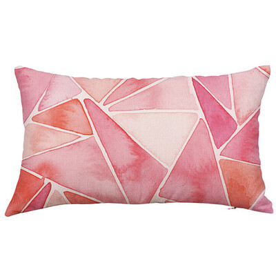 

〖Follure〗Rectangle Cushion Cover Silk Throw Pillow Case Pillowcase