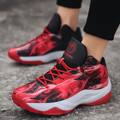 

Autumn high basketball shoes high to help breathable casual shoes wear non-slip shock absorbing sports shoes