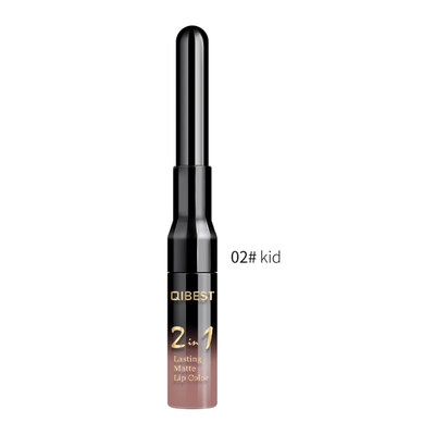 

Double Head Lip Gloss Liner Pencil Long Lasting Matte Pigment Makeup Lipstick