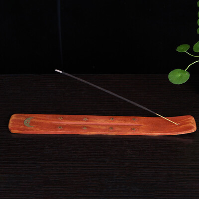

Incense Stick Holder Stand Catcher Toilet Retro Long Home Wooden Handmade Gift