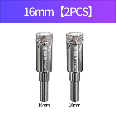 

JIANGCHENG Vacuum Brazed Dry Drill Diamond Hole Saw with Wax Filling Diamond Core Drill Bits Set for porcelain ceramic tile
