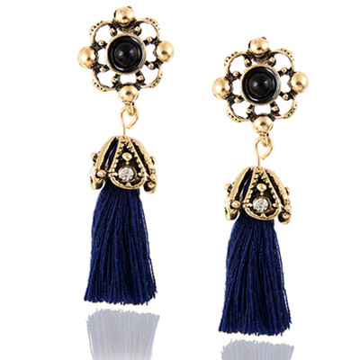 

Fashion Gold Color Jewelry Geometric Round Metal Stud Earrings Best Gift For Women Wholesale Girl