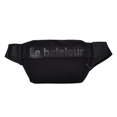 

Letter Print Shoulder Waist Pack Unisex Canvas Zip Crossbody Chest Bags