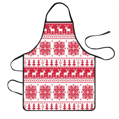 

Siaonvr Christmas Decoration Waterproof Apron Kitchen Aprons Dinner Party Apron