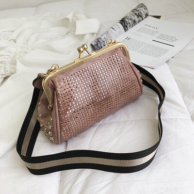 

Tailored Fashion Women Retro Ribbons Hollow Out Coin Purse Messenger Bags Crossbody Bag