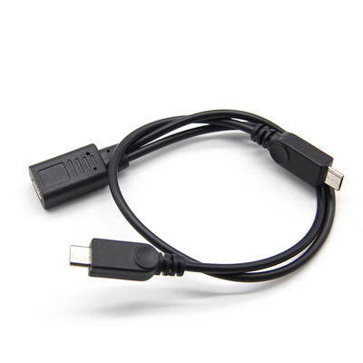 

Type C Female to Dual Micro USB Male Adapter Cable Data Transmission Power Charging Micro USB Splitter Cord