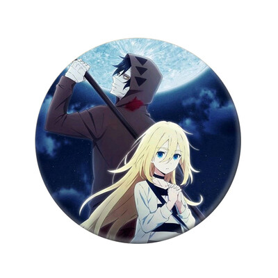 

1pcs Anime Angels of Death Cosplay Badge Cartoon Rachel Gardner Ray Brooch Pins Zack Collection bags Badges for Backpacks