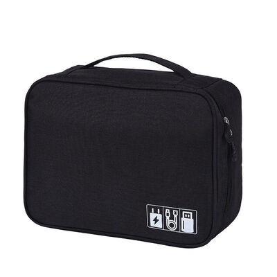 

2018 New Style Fashion Electronics Accessories Organizer Travel Storage Hand Bag Cable USB Drive Case