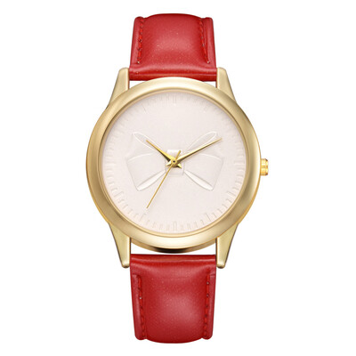 

Womens Watch Cute Bow Student Watch Simple Style Fashion Lady Gift Quartz Watch
