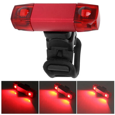 

Greensen Outdoor COB Bike Rear Saddle Lamp Tail Safety Warning Red Light Night Riding Accessory