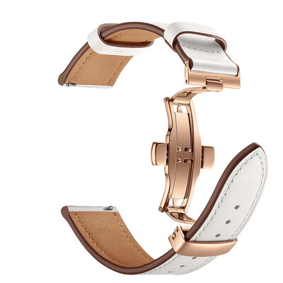 

〖Follure〗Butterfly buckle Leather Wrist Watch Strap Band For AMAZFIT 22S 22MM