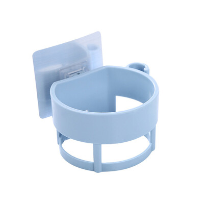 

〖Follure〗Wall Hair Dryer Rack Space Aluminum Bathroom Wall Holder Shelf Storage