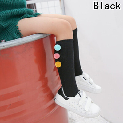 

Individual High Socks High Quality Tube Pom Baby Girls Socks Ball Soft Girls Socks Cotton Socks Kids Cotton Socks