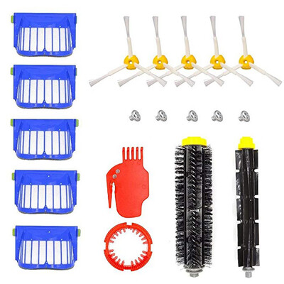 

RollerflatSide Brush Filters Vacuum Cleaner For IRobot Roomba 650 655 660 620