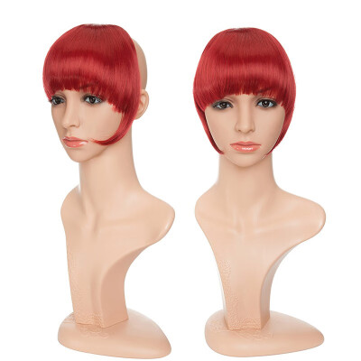 

Hair Bangs Clip in Hair Extensions Front Neat Bang Fringe One Piece Striaght Hairpiece Accessories