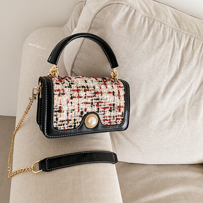 

Summer small fresh bag female 2019 new wave Korean version of the fashion mobile wild chain shoulder slung small square bag