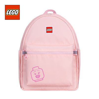 

LEGO LEGO childrens school bag light shoulder bag 10 years old or older backpack adult fresh macarons color parent-child package large version men&women pink 20130
