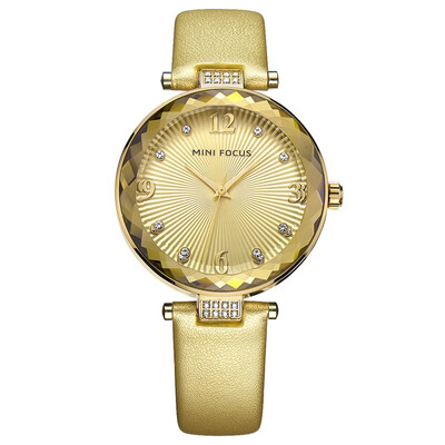 

BOFUTE Womens Watch Fashion Watches Diamond Japanese Movement Waterproof Genuine Leather Metal Strap 0038L
