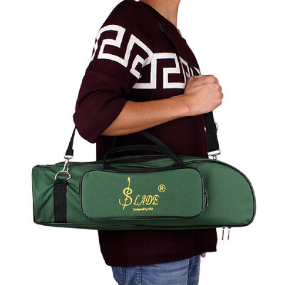 

600D Water-resistant Trumpet Gig Bag Oxford Cloth Adjustable Single Shoulder Strap Pocket 5mm Cotton Padded