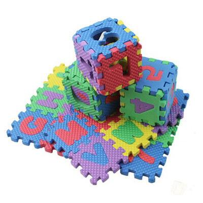 

36pcsSet Children Alphabet Letters Numerals Puzzle Colourful Kid