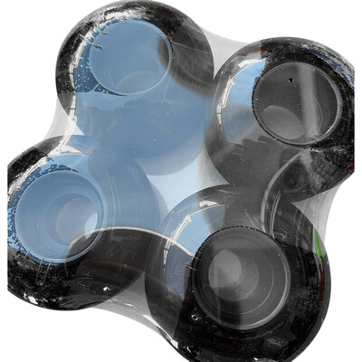 

A Set Of 4 Blank 52mm X 31mm Skateboard Longboard Cruiser Wheels 95A BlackWhite