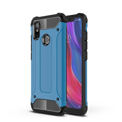 

Goowiiz Phone Case For Xiaomi Mi Poco F1 King Kong Armor Fashion Bumper PC TPU Prevent falling