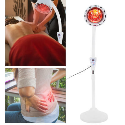 

Greensen 275W Floor Stand Infrared Light Heating Therapy Lamp Pain Relief Adjustable Skin Care Lamp