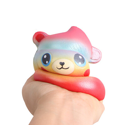 

Gotoamei Cartoon Bear Poo Scented Slow Rising Squeeze Toys Collection Stress Reliever Toy